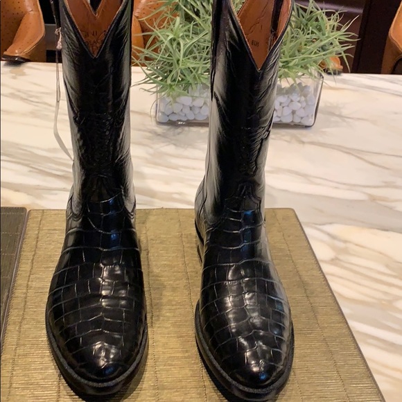 Men’s BlackJack alligator boots. Style#184. - Picture 3 of 4
